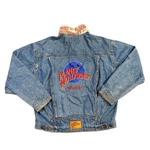 Vintage 90's Planet Hollywood Orlando Denim Jacket